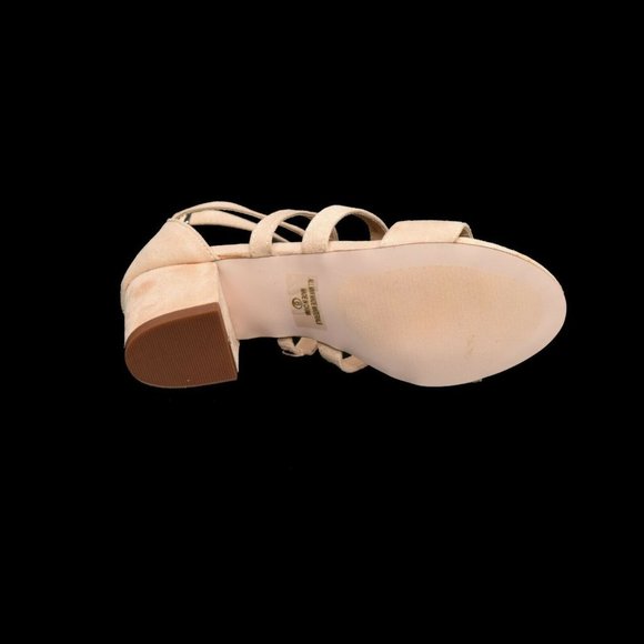 Chase + Chloe Womens Morgan Gladiator Sandal Size 6 Man Made Upper Beige NEW - Picture 6 of 6